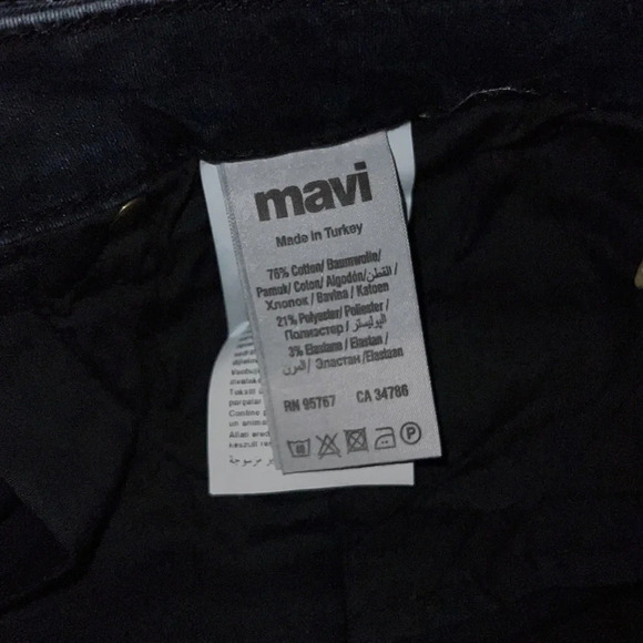 Navi dark wash Kerry mid rise straight leg jeans Sz 27 - Picture 8 of 11